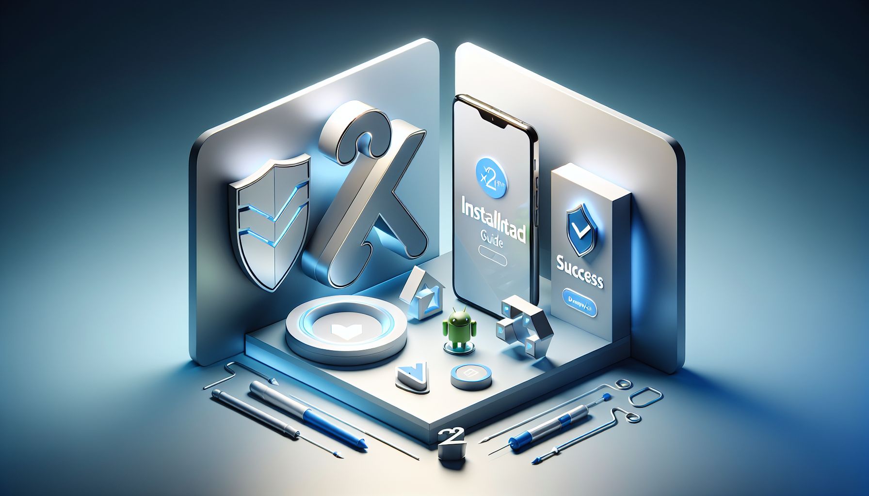 An Australian Android user completing the X2METH app installation on a smartphone.