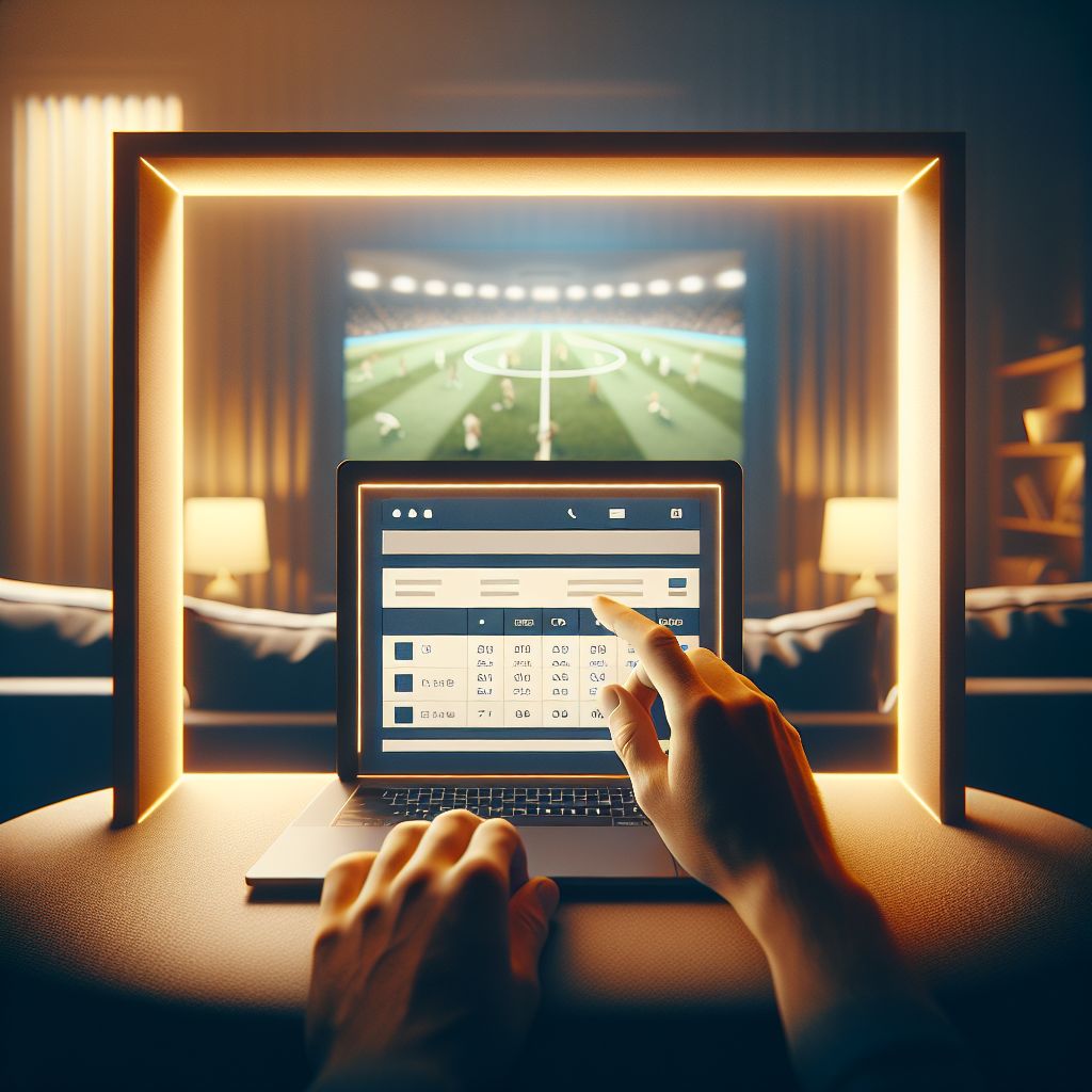 A player placing a first wager on X2METH while watching live sports and checking a clear bet slip on screen.