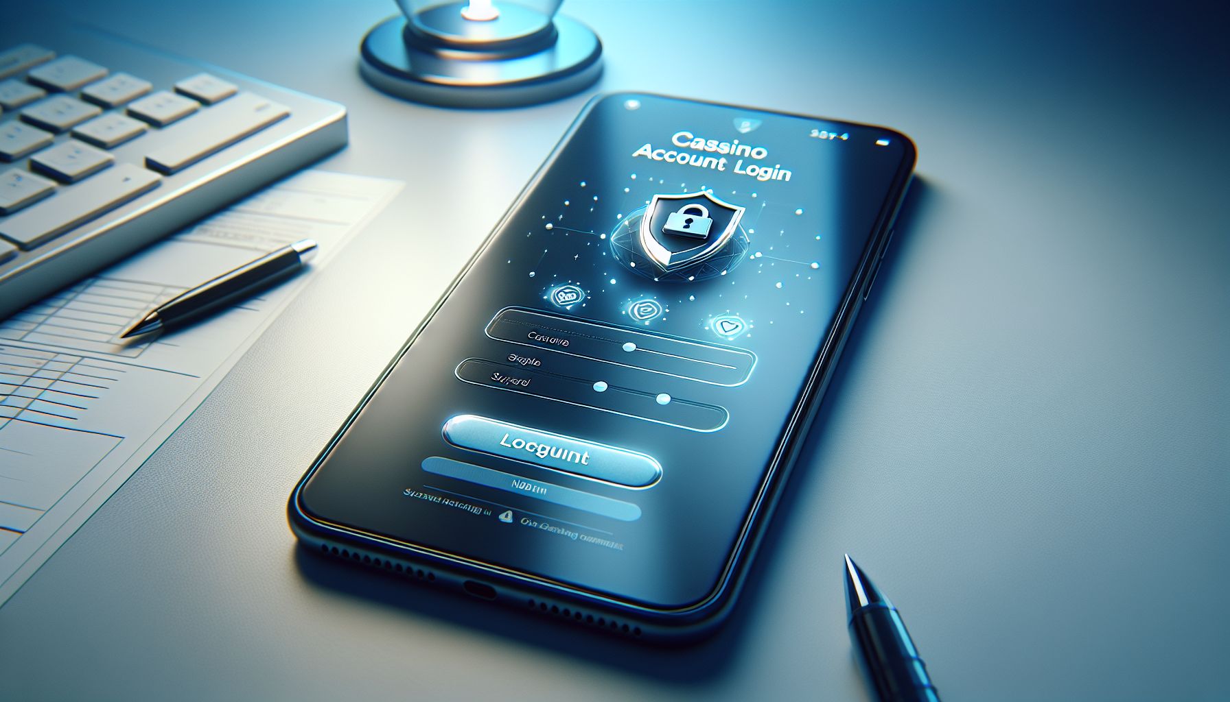 An Australian player accessing X2METH on a smartphone with visible security elements and a protected login interface.